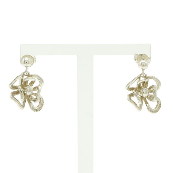 CHANEL Silver Earrings - Picture 1 of 6